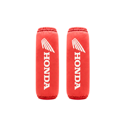 CUBREAMORTIGUADORES HONDA ROJO / BLANCO