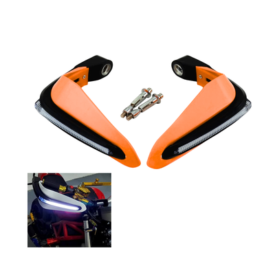 PROTECTOR DE PUÑO CON LUZ NARANJA