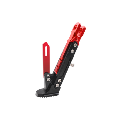 MULETA REGULABLE ALUMINIO ANODIZADO ROJO