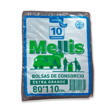 BOLSA CONSORCIO 80X110 MELLIS X 10 UNIDADES (BULTO X 30)