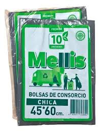 BOLSA RESIDUO 45X60 MELLIS X 10U (BULTO X 100)