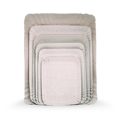 BANDEJA CARTON N  2 GRIS X 100 UNIDADES