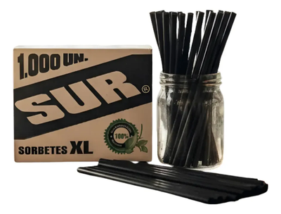 SORBETE XL NEGRO SIN FUNDA 0,7 CM X 21,5 CM