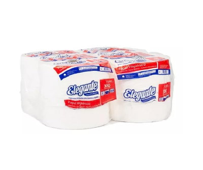 PAPEL HIGIENICO ELEGANTE 8X300 CONO CHICO  COD:1046