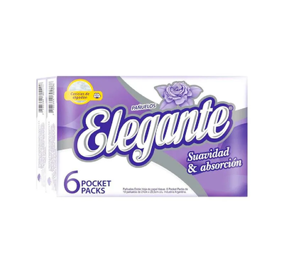 CAJA PAÑUELOS ELEGANTE X 30 PAQUETES