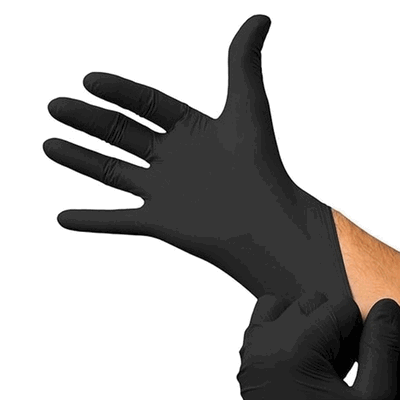 GUANTE NITRILO NEGRO CAJA X 100 UNIDADES