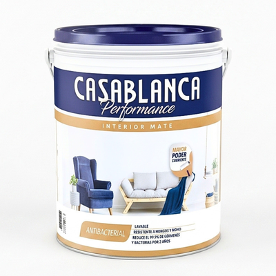 Casablanca Performance Int Mate Blanco Antibacterial Lavable