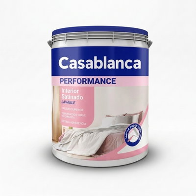 Casablanca Performance Int Satinado Blanco Antibacterial