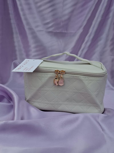 Porta cosmético beige 