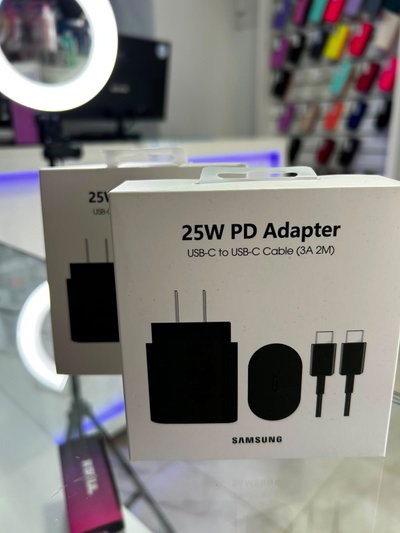 Cargador Completo Samsung 25W USB-C a USB-C