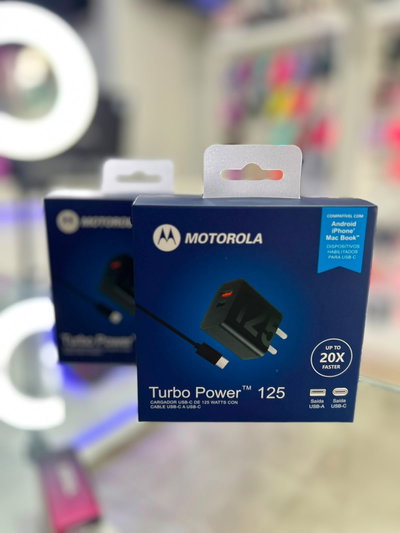 Cargador Completo Motorola Turbo Power 125W