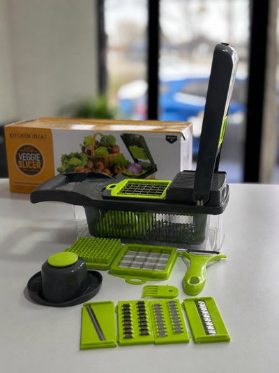 Mandolina Cortadora Multifuncional con Recipiente