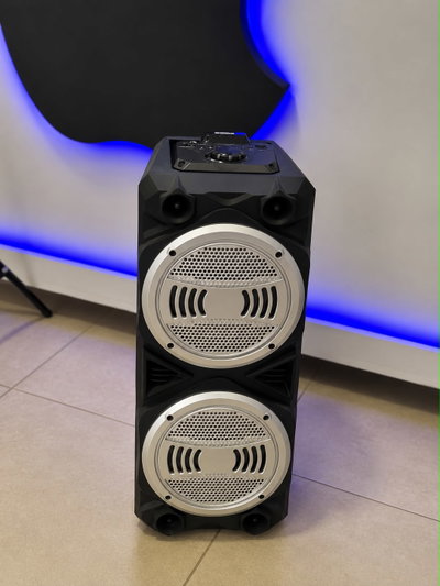 Parlante Torre Soul XL250 Bluetooth Recargable con Luces LED | USB, FM y Micro SD