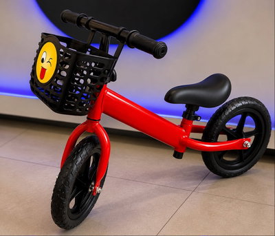 Patacleta Infantil de Equilibrio Rodado 12” | Bicicleta Sin Pedales con Canasto