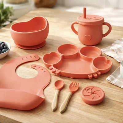 Set de silicona para alimentación 