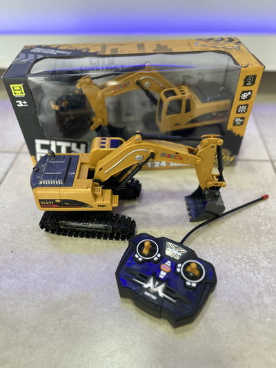 🚜 Excavadora a Control Remoto – Construction Vehicle