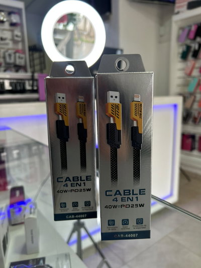 Cable 4 en 1 Multifunción – Carga para Varios Dispositivos