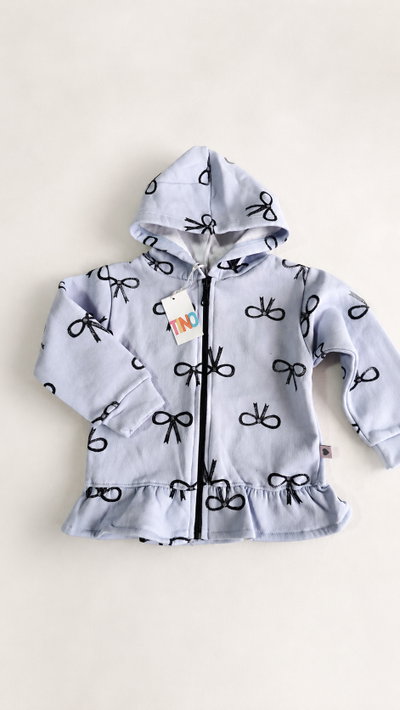 Campera moños con volados 
