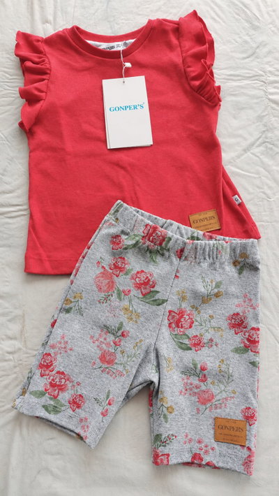 Conjunto 3 años biker y remera 