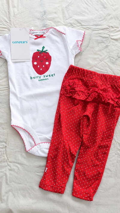 Conjunto frutillas Gonpers 