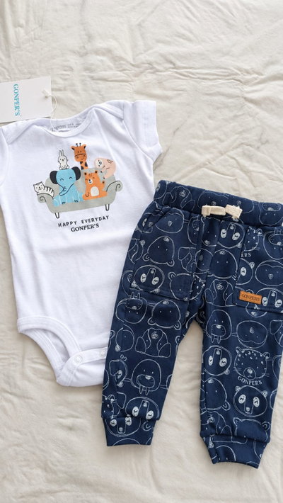 Conjunto Gonpers 3-6 meses