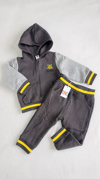 Conjunto Star negro y gris