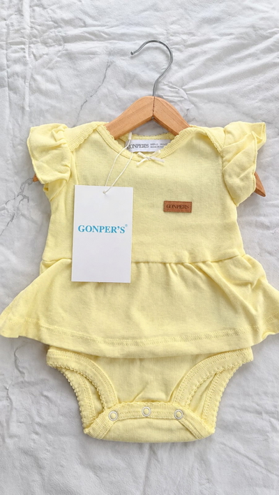 Body vestido 1-3 meses Gonpers