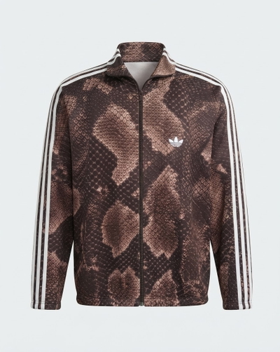 CAMPERA ADIDAS LYCRA SATEN PREMIUM - CHOCO SNAKE