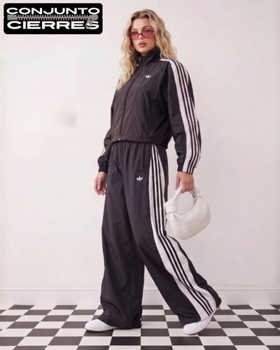 CONJUNTO ADIDAS CIERRES BORDADO