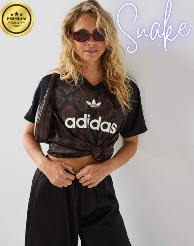REMERA ADIDAS BEIGE SNAKE PREMIUM