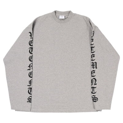 Vetements Grey Goth Longsleeve