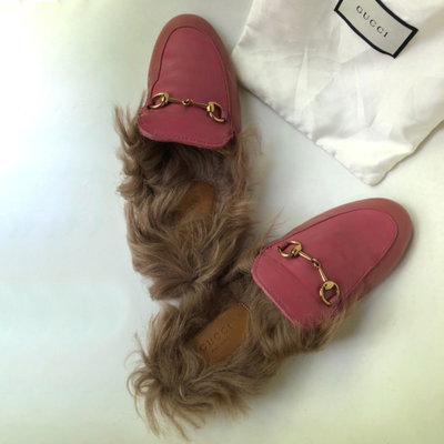 Gucci Mocassins Leather & Fur OG