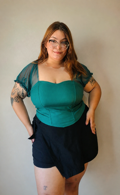 Corset con manga 