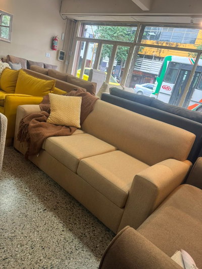Sofa Theo 180x85 chenille beige arena (STOCK) (LINEA PREMIUM)