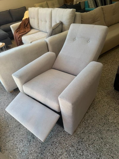 Poltrona reclinable 1.15x85x85 - Boucle pelo corto hueso. (STOCK) (LINEA PREMIUM)
