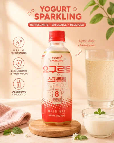 Bling Booster Bebida Gaseosa Sabor Yogurt