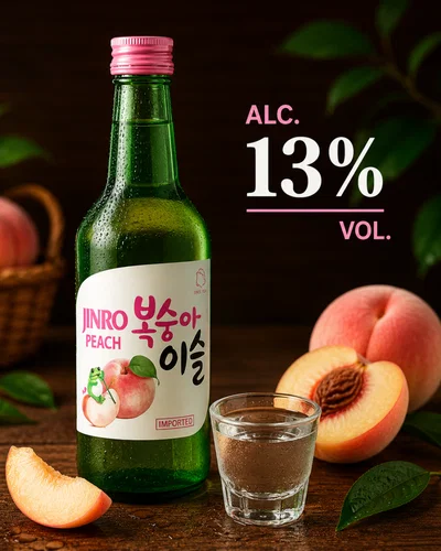 Soju Jinro Sabor Durazno