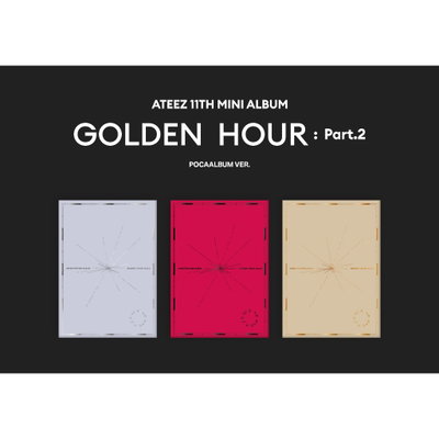 ATEEZ 11TH MINI ALBUM GOLDEN HOUR Part 2 POCCAALBUM VER RANDOM