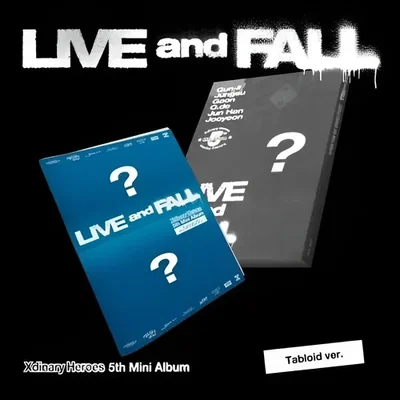 XDINARY HEROES ALBUM LIVE AND FALL TABLOID VER