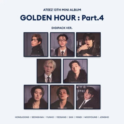 ATEEZ ALBUM GOLDEN HOUR: Part. 4 (DIGIPACK VER)