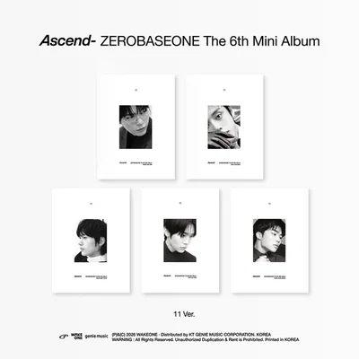 ZEROBASEONE ALBUM ASCEND- (11 VER)