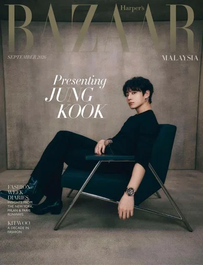 JUNGKOOK - MAGAZINE BAZAAR MALAYSIA MAGAZINE 2026 SEP