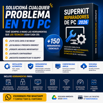 Kit reparadores de Pc