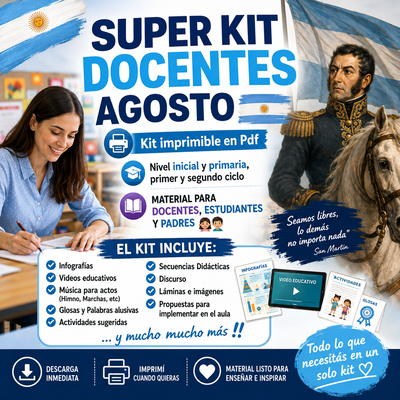 SUPER KIT DOCENTES AGOSTO