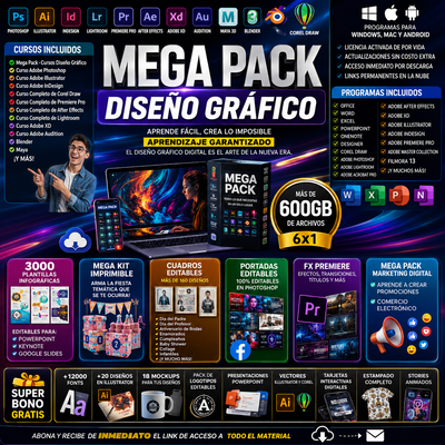 Superkit diseño gráfico