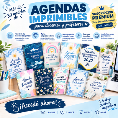 Suscripción Premium Agendas más de 30 modelos