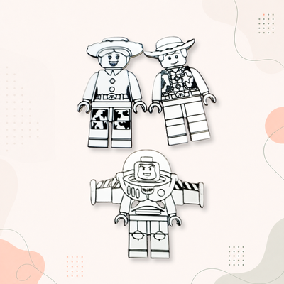 Toy Story Lego para pintar