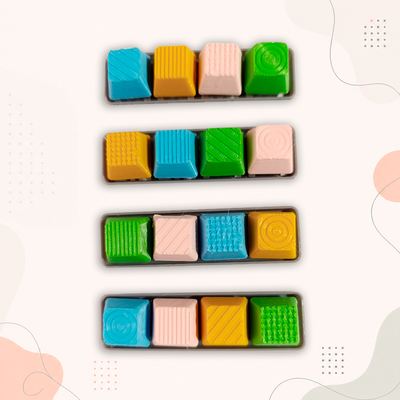 Mini Teclado Clicker Sensorial Multitextura
