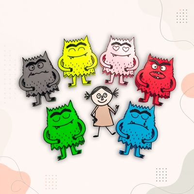 Set de Monstruos de las Emociones