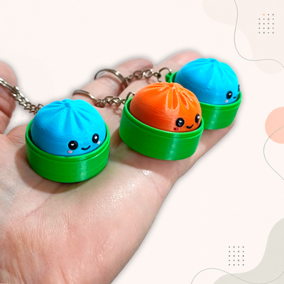 Llavero Clicker Dumpling Kawaii